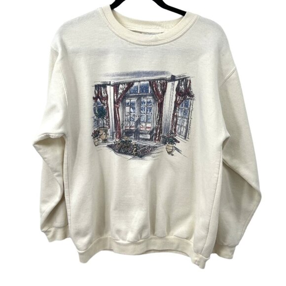 Vintage Willow Ridge Home Cat Crewneck - Picture 1 of 4